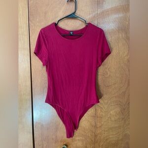 SHEIN maroon bodysuit. xl